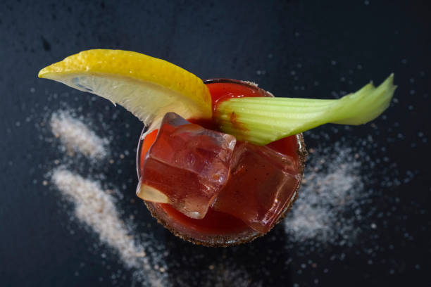 istock Bloody Mary Cocktail with Vodka and Tomato Juice 1424617630