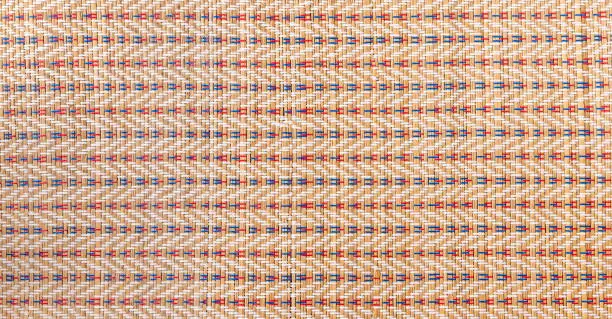 Texture colorful woven mat background