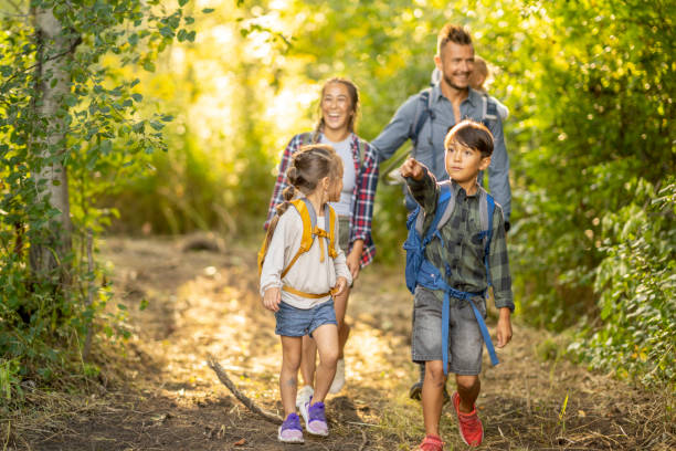 istock Family Hiking Together 1424646223