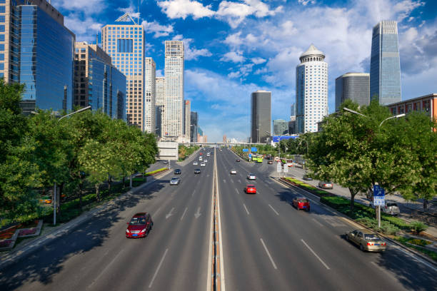 istock Beijing, China CBD and Highway 1424653507