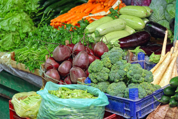 istock Fresh vegetables farmers market 1424654111