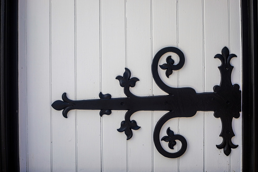 Architectural detail from Lunenburg, Nova Scotia, established in the late 1700s