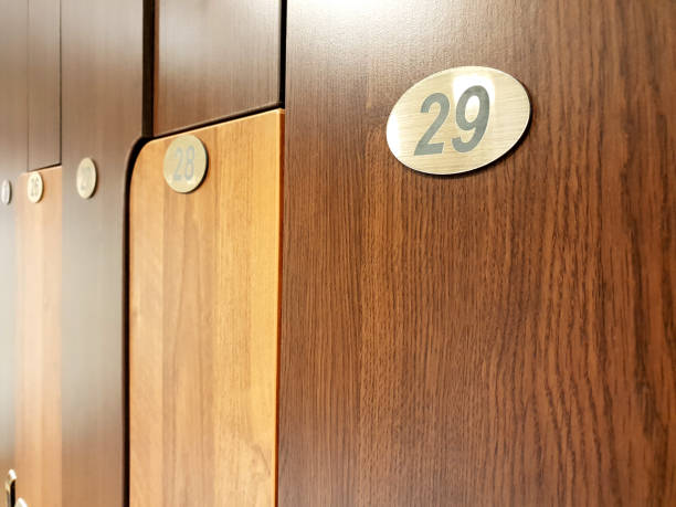 istock Lockers in the locker room 1424660028