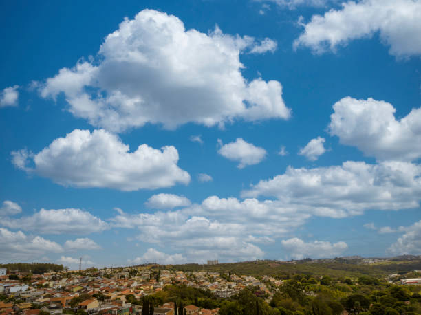 Aerial photo of the noble area of ​​valinhos, high standard residences