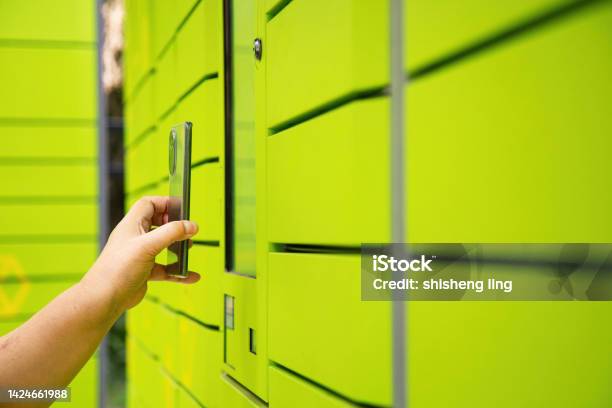 Scan The Screen With Your Phone Stock Photo - Download Image Now - Intelligence, Locker, China - East Asia