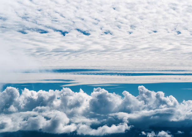 cumulus 雲 - cirrus cloud cloudscape stratus ストックフォトと画像