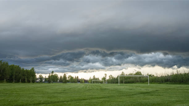 Heavy cloud front stock photo