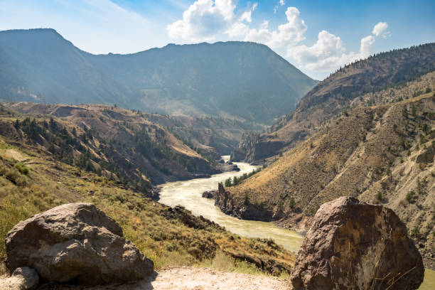 Fraser river Railroad Tunnel Viewpoint, Highway 99 British Columbia, Canada