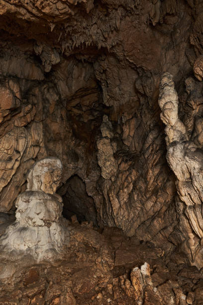 istock Interior of a cave with speleothemes 1424691966