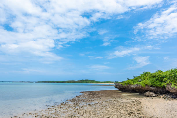 istock Beautiful beach in Miyakojima Island, Okinawa. 1424729093