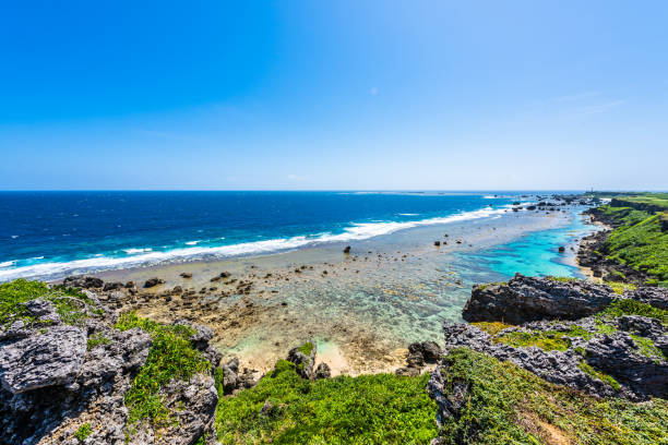 istock Beautiful beach in Miyakojima Island, Okinawa. 1424729438