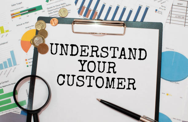 istock Blank sheet, pen and crumpled paper balls on grey table, flat lay. UNDERSTAND YOUR CUSTOMER 1424740094