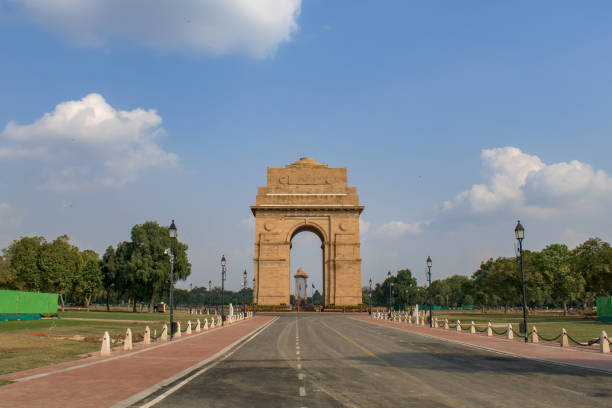 ニューデリーのインドゲートストック写真 - india gate delhi new delhi ストックフォトと画像