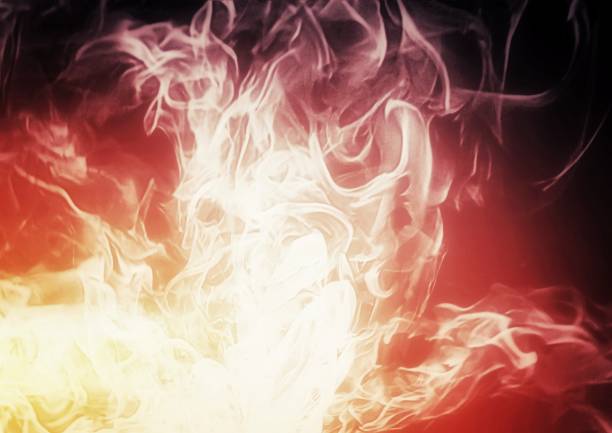 Abstract background with swirling smoke