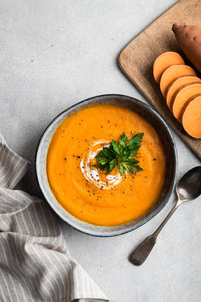 istock Sweet potato soup 1424788510