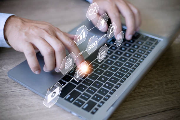 istock SEO. Search Engine Optimization. Digital online marketing andInetrmet technology concept. 1424793871
