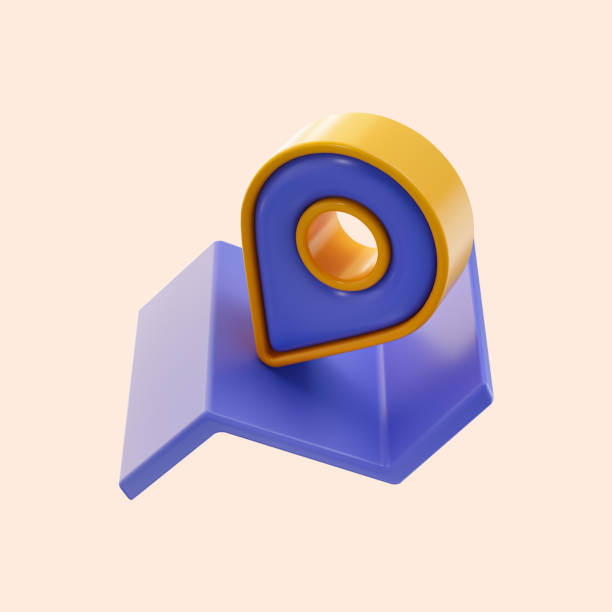 istock location map icon 3d render concept for finding place traveling world and 1424808816