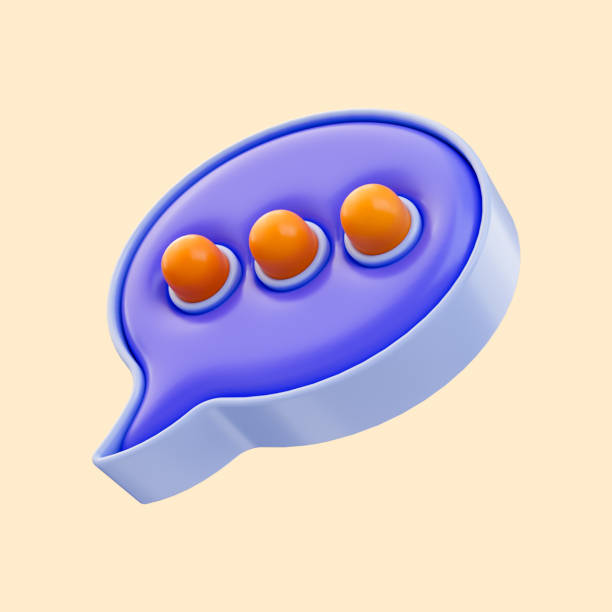 istock cartoon look comment icon 3d render concept for writing conversation 1424809099