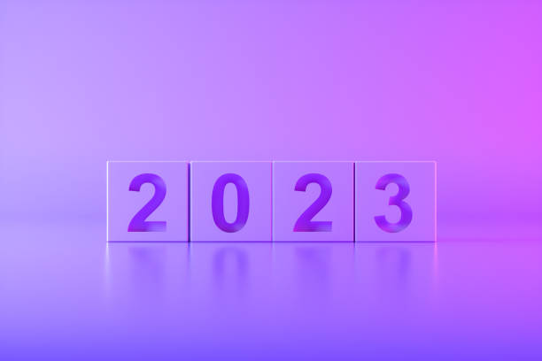 istock 2023 new year, cube dice shapes 1424811532