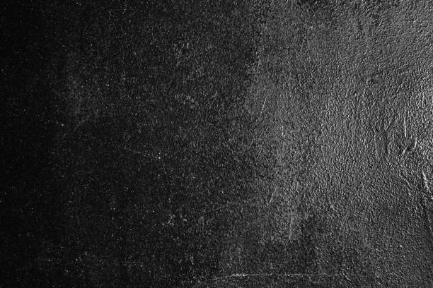 istock Black white grunge texture. Dark background with space for design. Old metal surface. Close-up. 1424813776