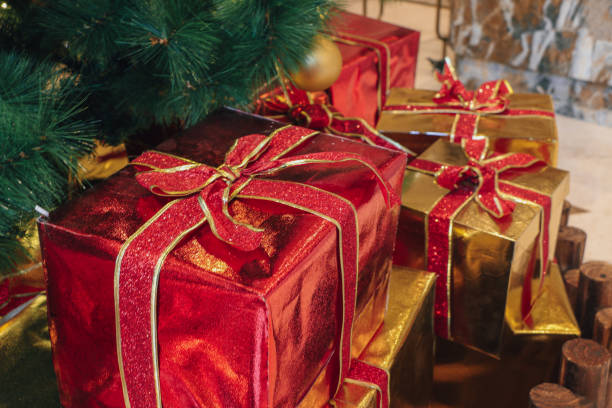 istock Christmas Presents Under the Christmas Tree 1424817500