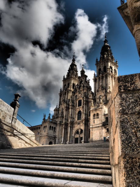 istock Santiago Cathedral facade from downstairs 1424823286