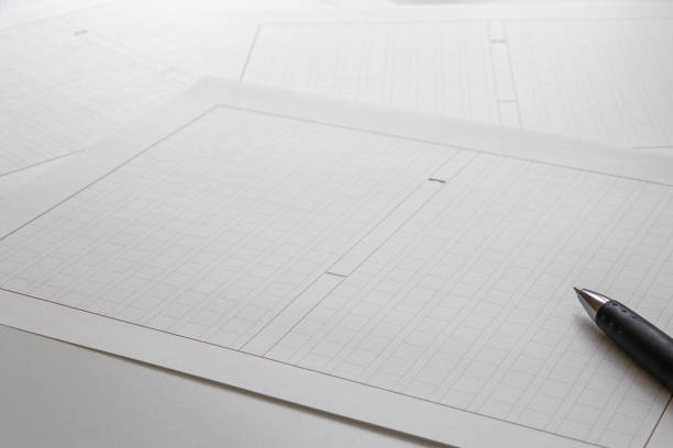 istock Japanese writing papers on the desk 1424829325