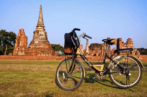 istock Bicycle rental to visit temples in Ayutthaya 1424830720