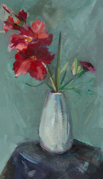 istock Gladioli oil painting Original author's work 1424832677