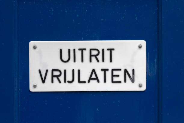 istock General Sign Keep The Exit Free At Amsterdam The Netherlands 1424839982