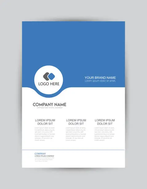 Vector illustration of Cover design template corporate business annual report brochure poster company profile catalog magazine flyer booklet leaflet. EPS Format