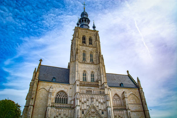 Church Our Lady of the Pool in Tienen, city in Flemish Brabant province, Flanders, Belgium