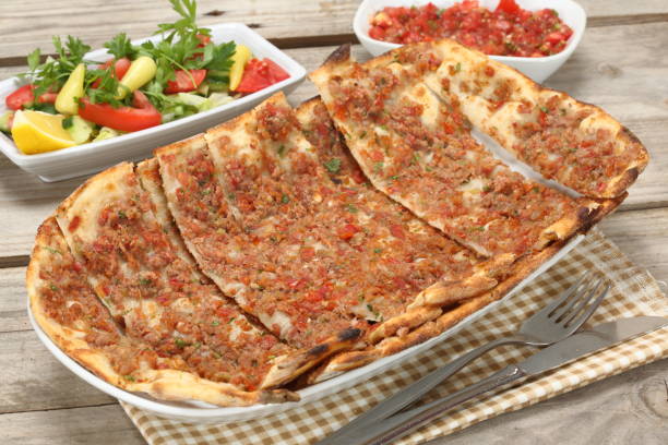 istock turkish pitta with minced meat 1424847477