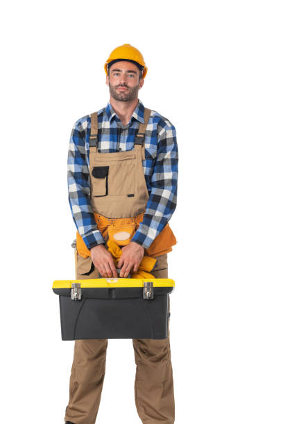 istock Contractor worker in coveralls 1424860677