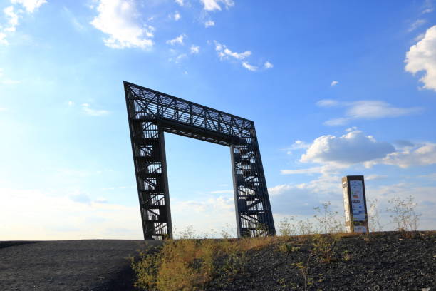 August 08 2022 - Saarlous, Germany: the Saarpolygon at the evening