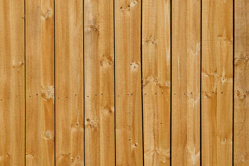 Wooden fence detail.