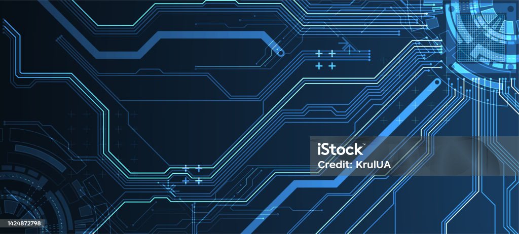 Topic Cpu Abstract Background On Technological And Scientific Topics Cpu Concept ...