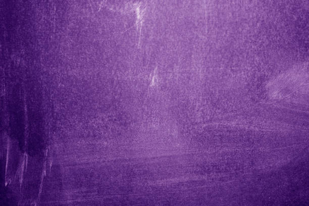 istock Blank chalkboard, purple blackboard texture with copy space 1424875690