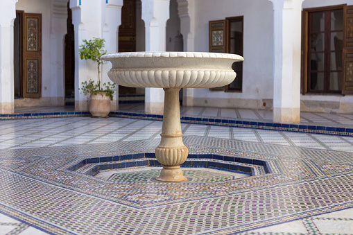 Bahia Palace in Marrakesh, Morocco, A Unesco World Heritage