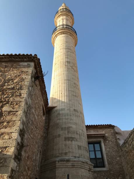 istock Greece - crete- Rethymnon - minaret in the old town 1424885577