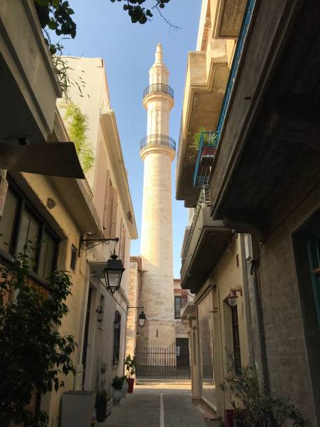 istock Greece - crete- Rethymnon - minaret in the old town 1424885620