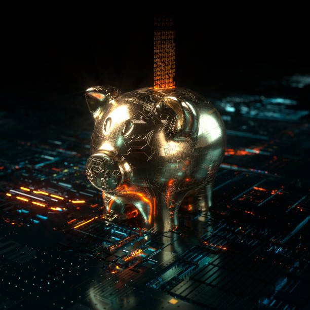 istock Digital Piggy Bank 1424891326