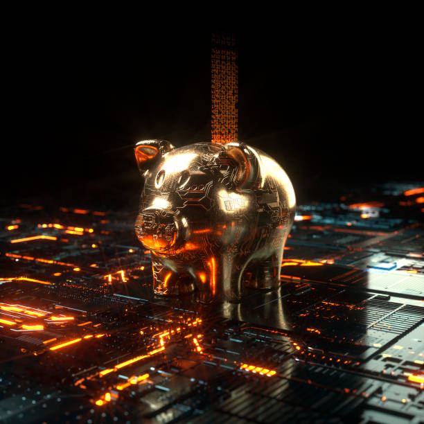 istock Digital Piggy Bank 1424891334