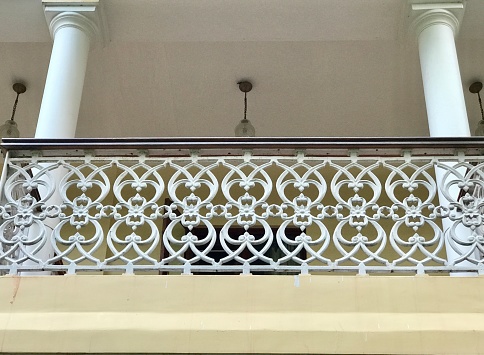Elegant and ornate gallery and balcony of a residential premises.