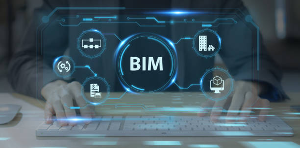 istock BIM Building Information Modeling.  Industry construction, from start to finish. Working and planning for creating construction model, information and model simulated program. Operational efficiency. 1424906613