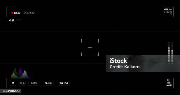 Camera Effect Visual Interface Camera User Interface 009 Stock Illustration - Download Image Now ...