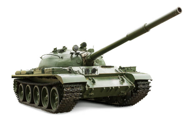istock Soviet medium panzer T-62, combat weight 37 tons, year of operation 1961 1424912898