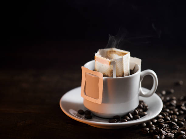 istock A white cup of freshly brewed drip coffee. Steam from hot coffee 1424934774
