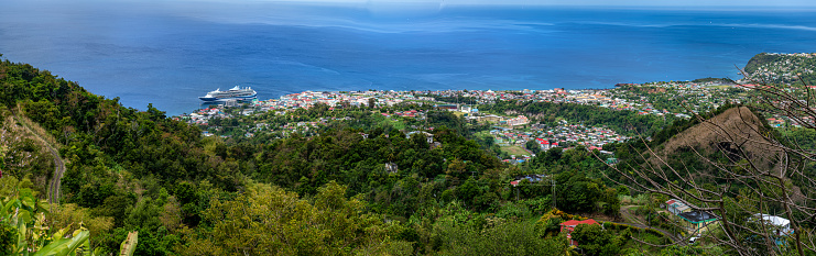 as seen from hills of Giraudel.