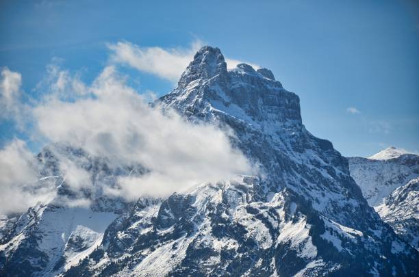 istock dramatic view of a snowy mountain peak in Switzerland. Murtschenstock Glarus. Amden Walensee. High quality photo 1424957505